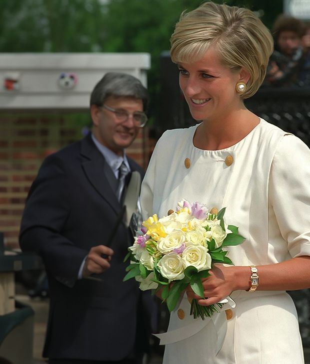 Princess Diana in Cartier Tank