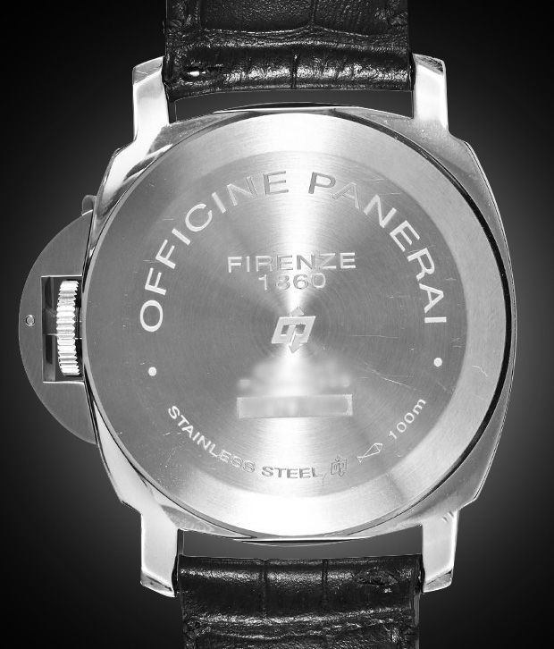 Panerai Luminor Marina caseback