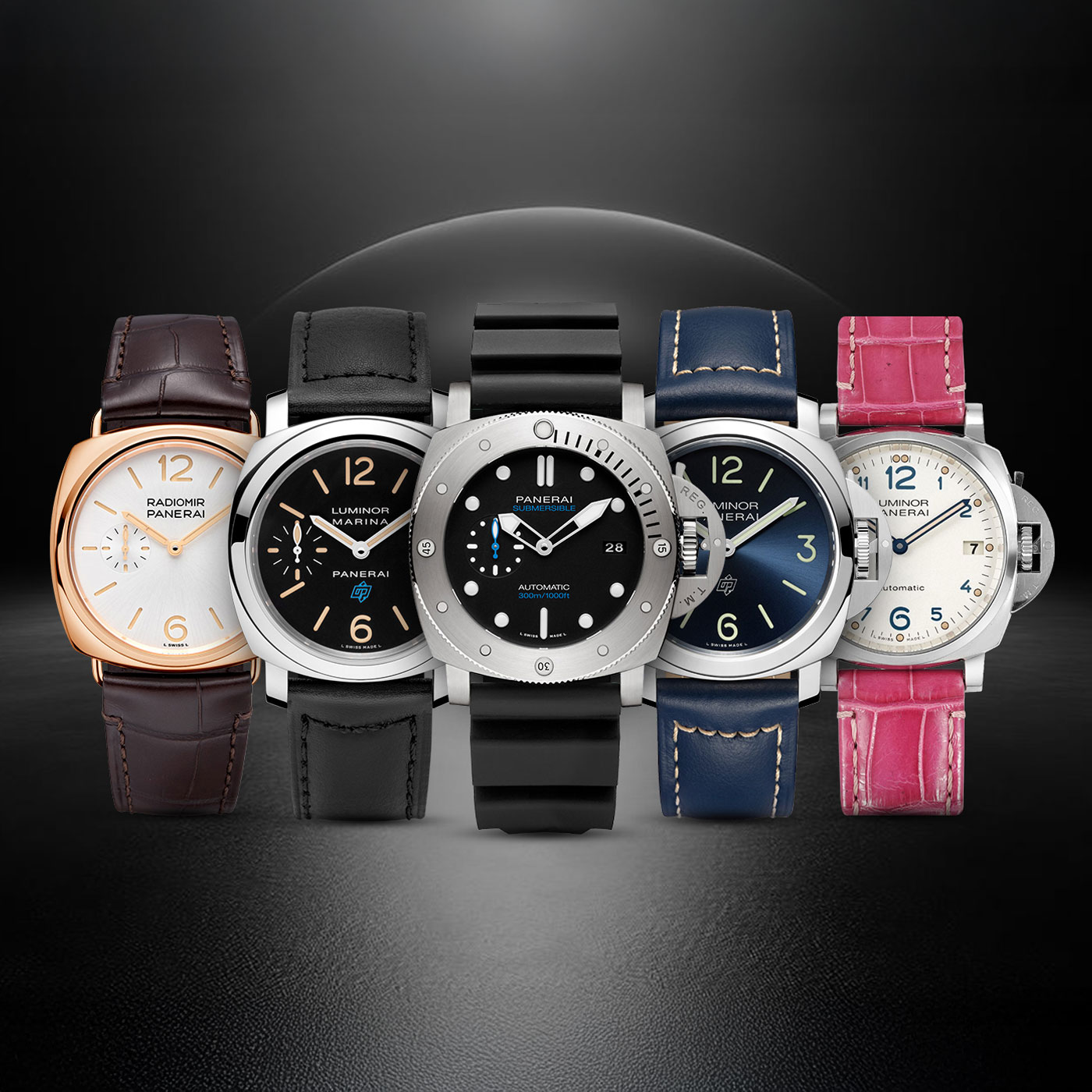 The Quintessential Collection Of Five Exceptional Panerai Watches
