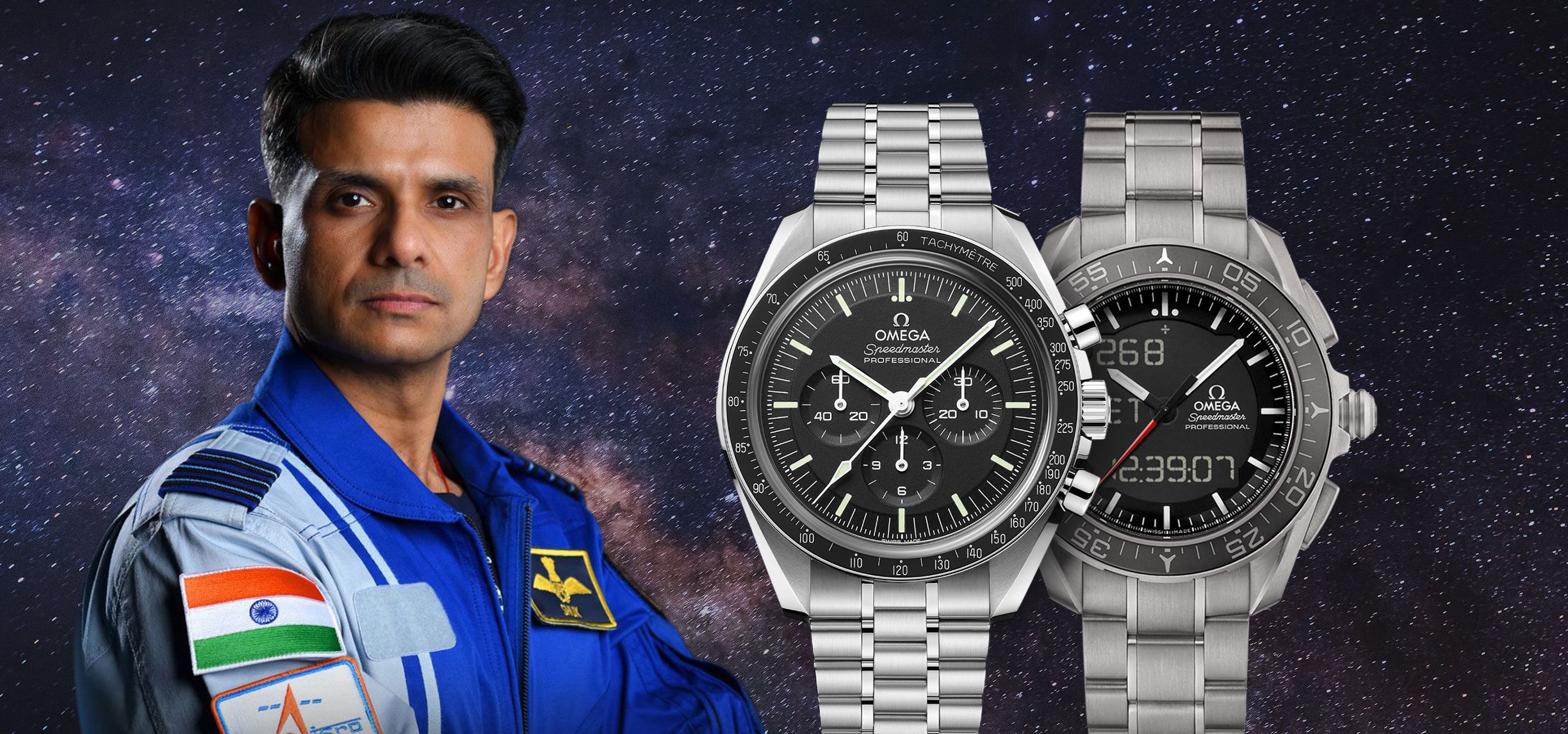 Shubhanshu Shukla: From Fighter Cockpit To Low Earth Orbit—With Omega On His Wrist