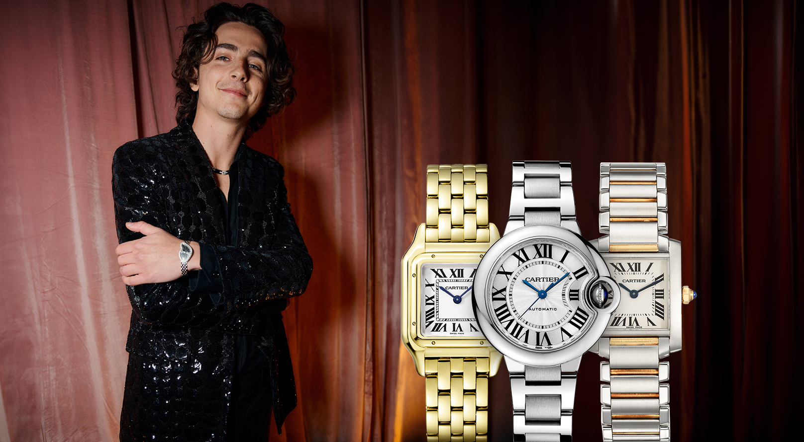 Time And Timothée: Every Cartier Watch He’s Rocked