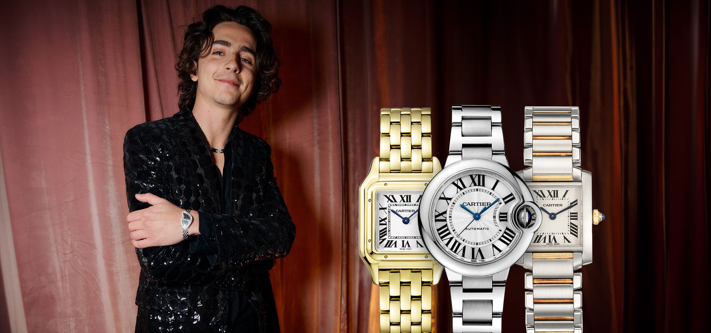 Time And Timothée: Every Cartier Watch He’s Rocked