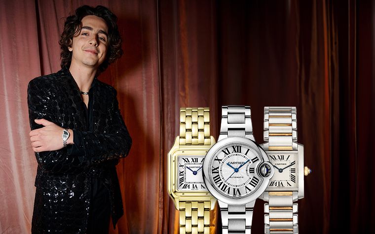 Time And Timothée: Every Cartier Watch He’s Rocked
