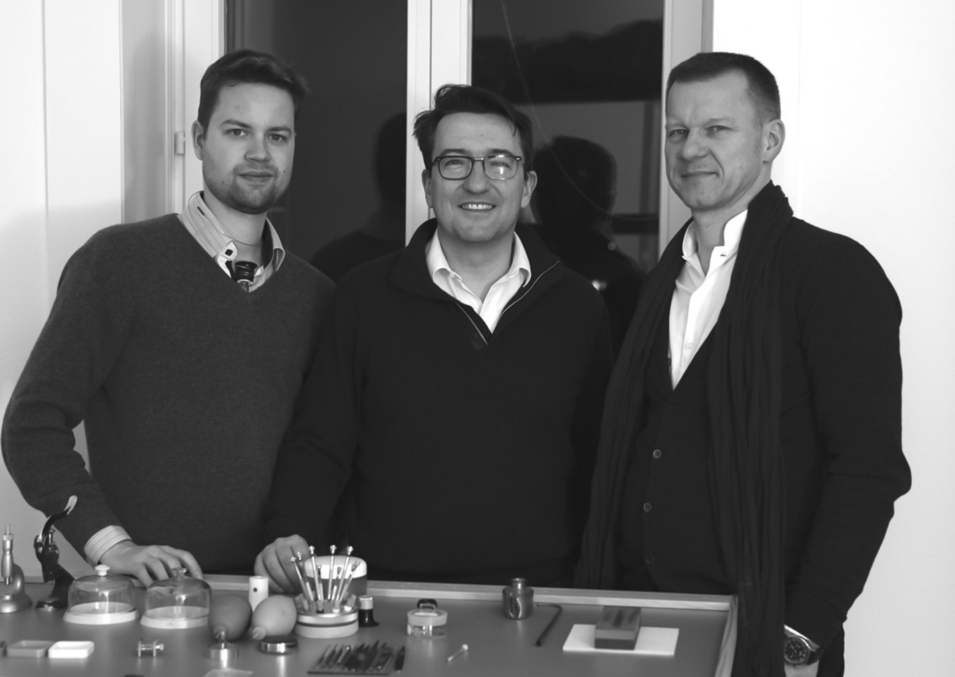 Founders of Czapek - Sébastien Follonier, Xavier de Roquemaurel, Harry Guhl