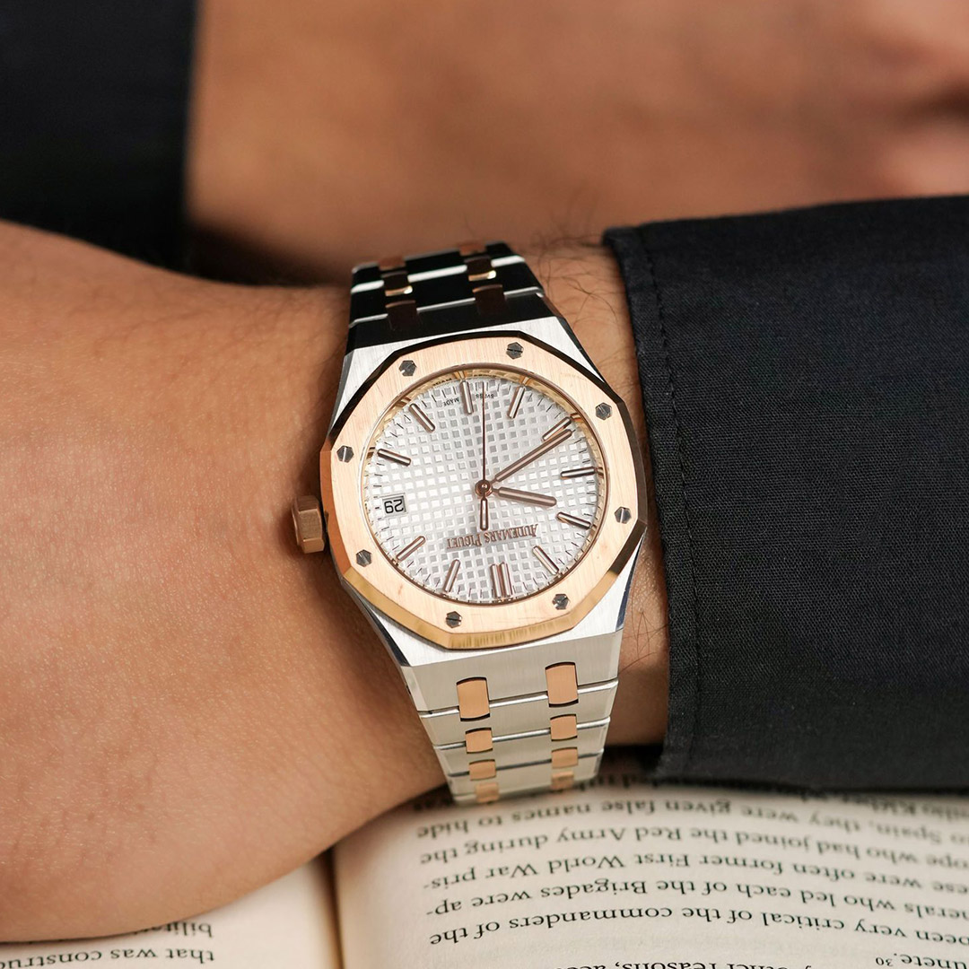Audemars Piguet Royal Oak luxury watch worn on wrist