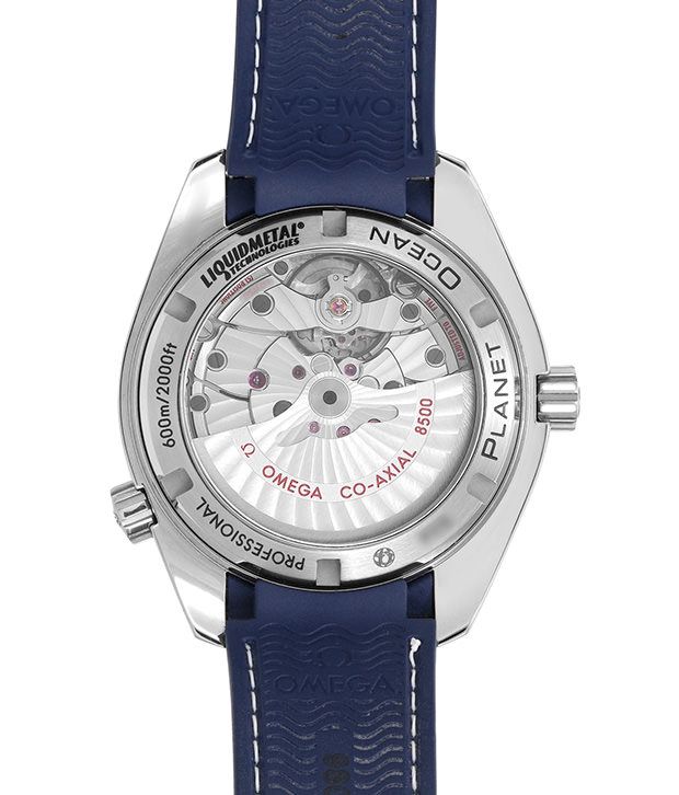 Omega watch with a rubber strap