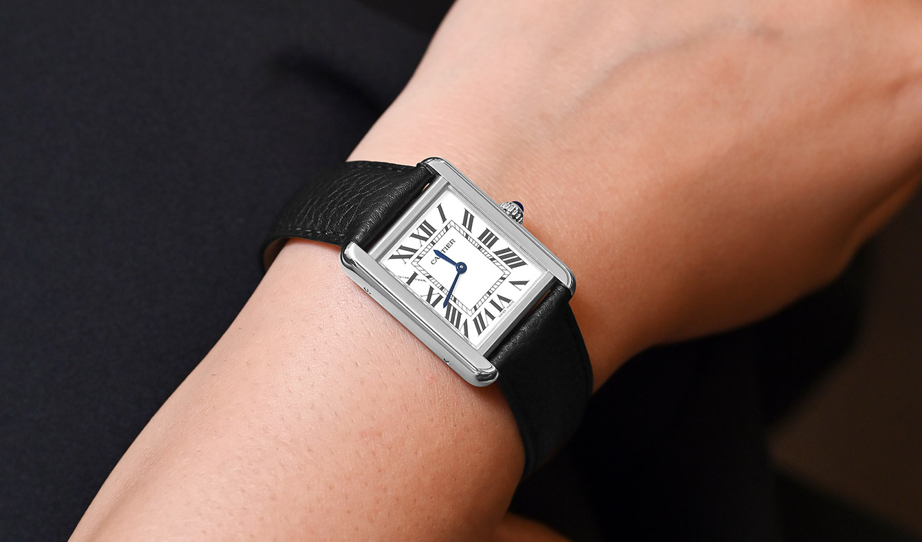 Cartier Tank Watch at Second Movement