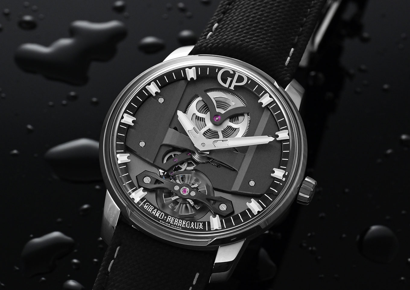 Girard-Perregaux watch at second movement