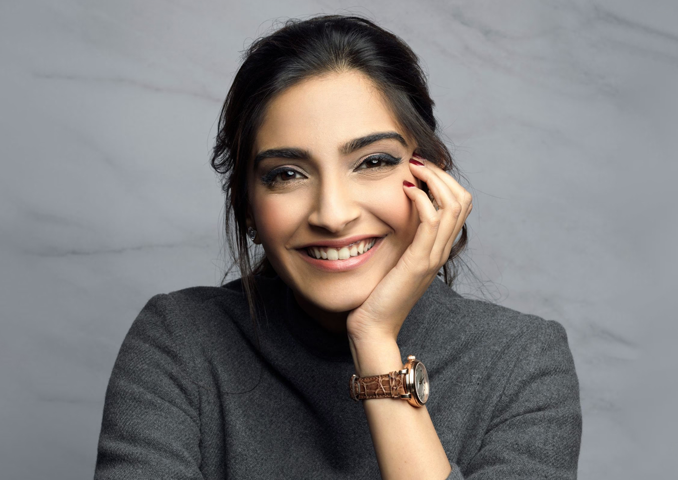 Sonam Kapoor with IWC Portofino