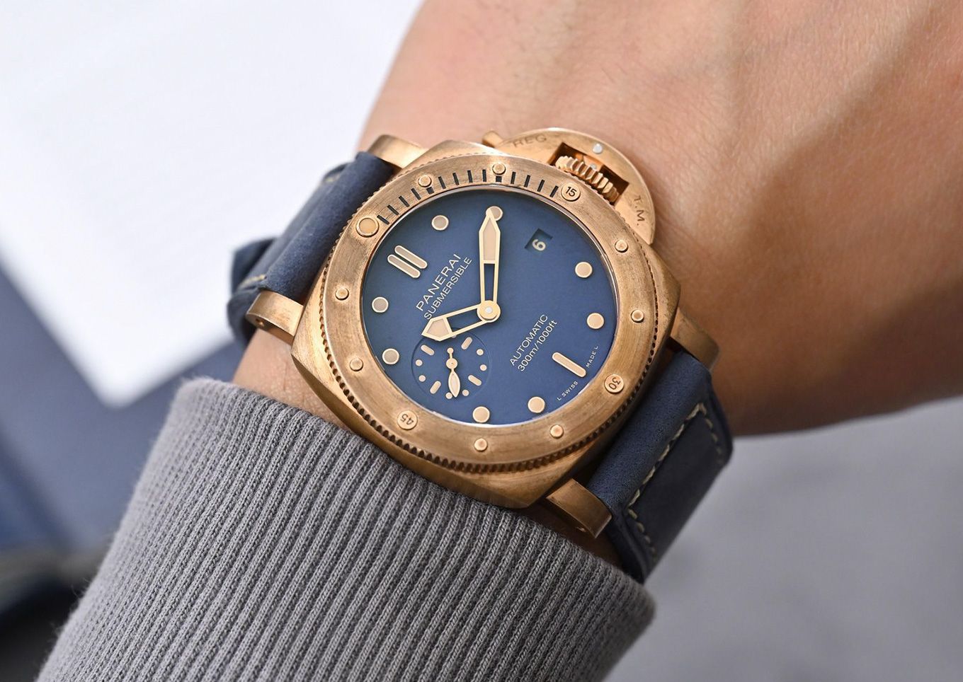 Panerai Submersible Bronzo Blu Abisso limited edition 
