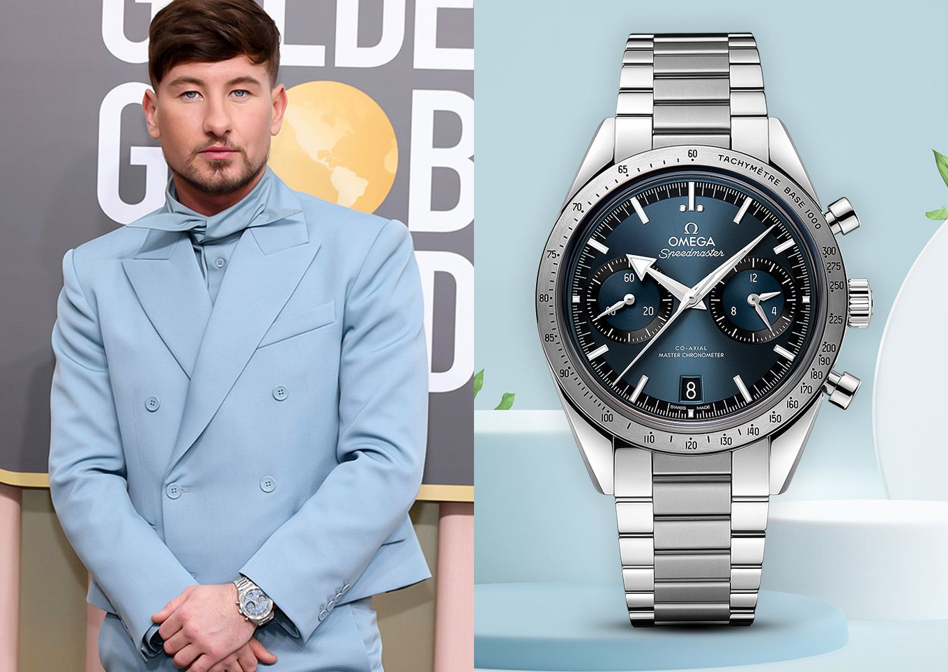 Barry Keoghan in Omega Speedmaster for Golden Globes, 2023