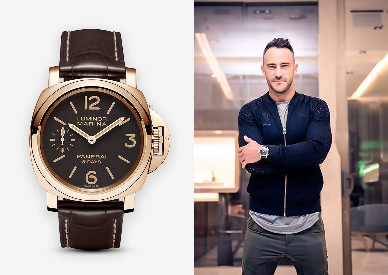 Faf du Plessis Luxury watches