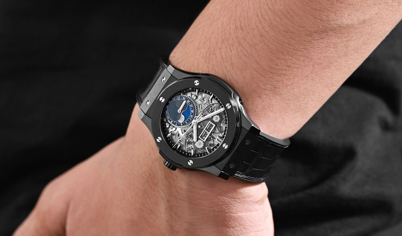Hublot Aerofusion Moonphase Black Magic
