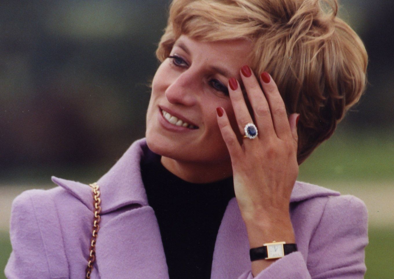 Princess Diana in Cartier Tank
