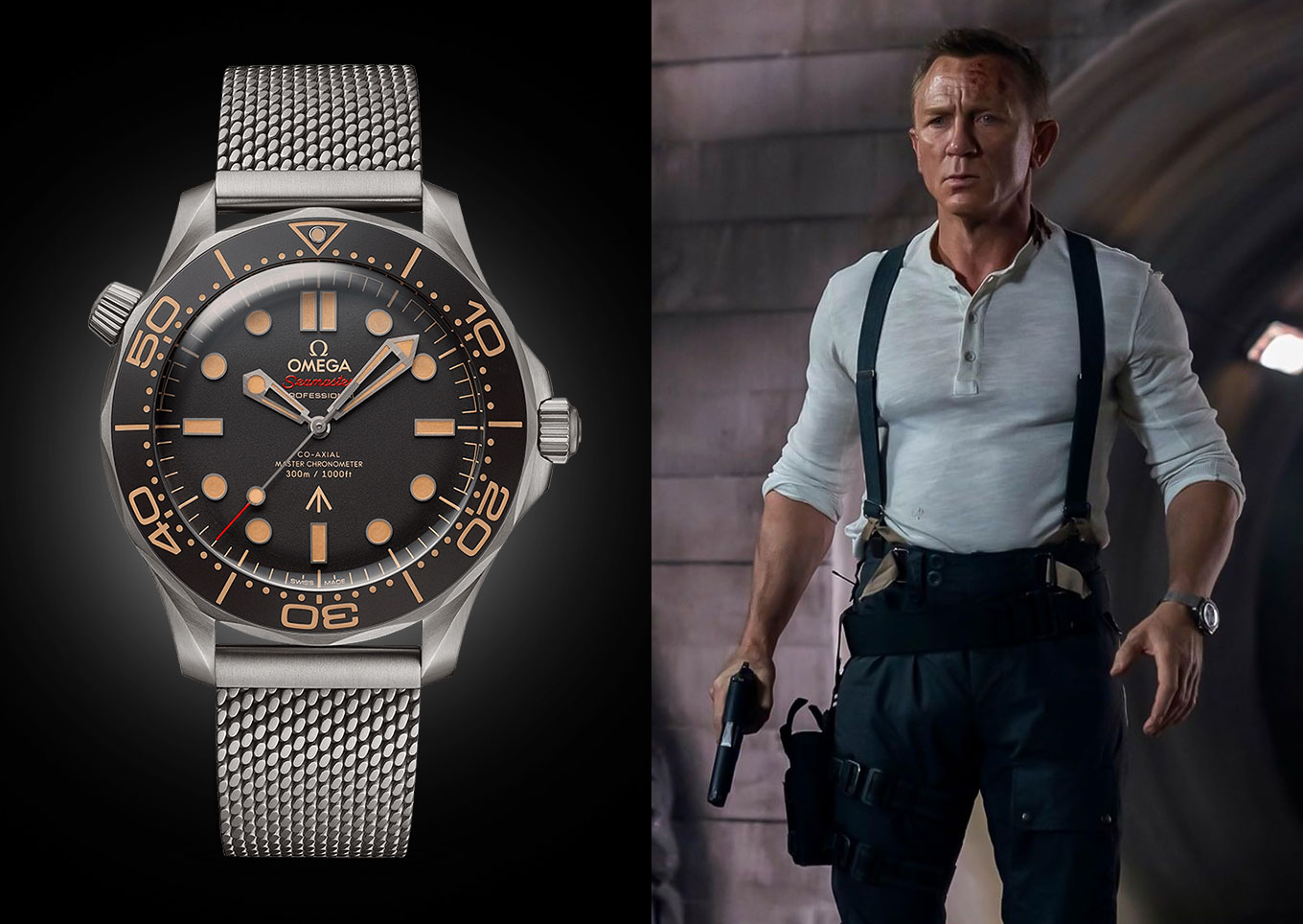 Omega watches worn by Daniel Craig in James Bond