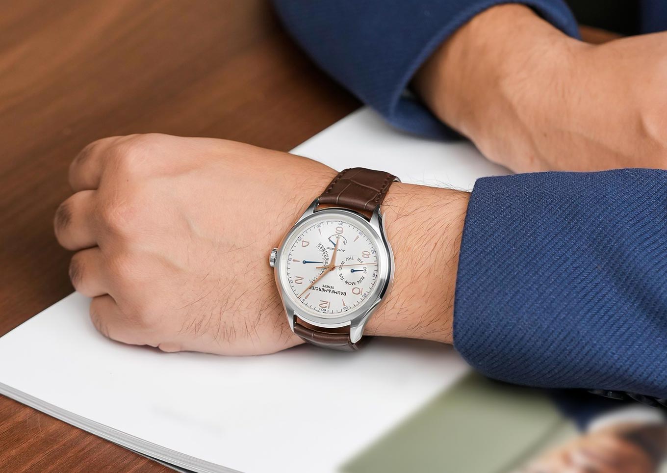 Baume & Mercier Clifton Retrograde Date (reference MOA10149)