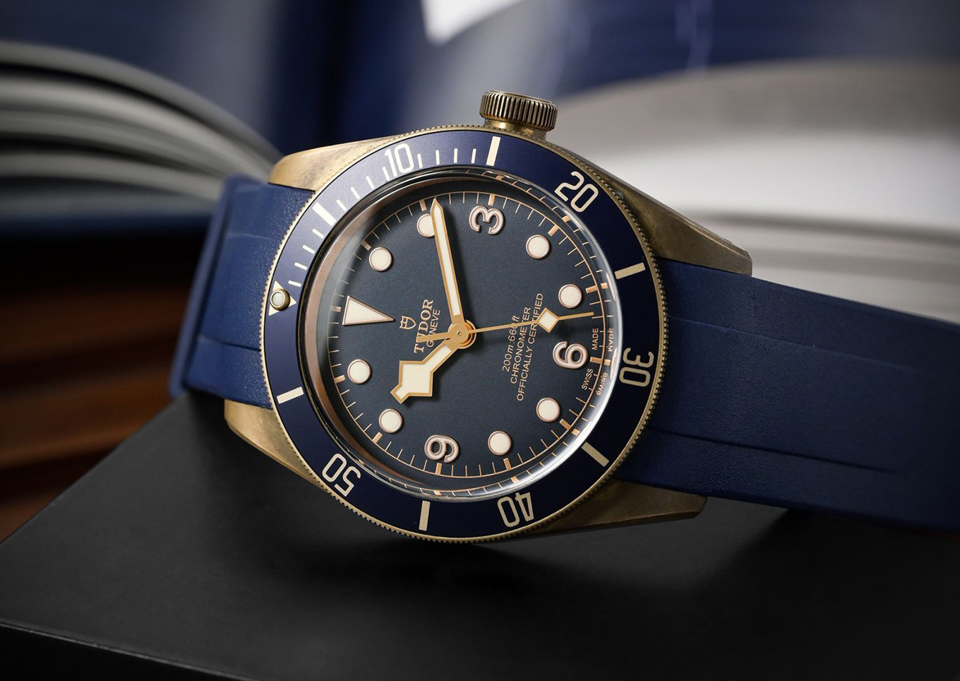 Tudor Heritage Black Bay Bronze Blue Special Edition for Bucherer
