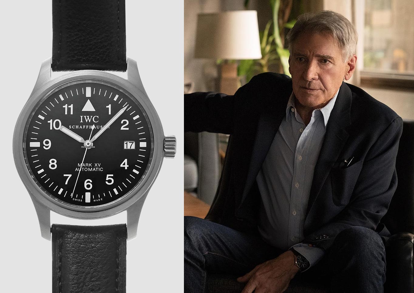 Harrison Ford in IWC Pilot’s Watch Mark XV 