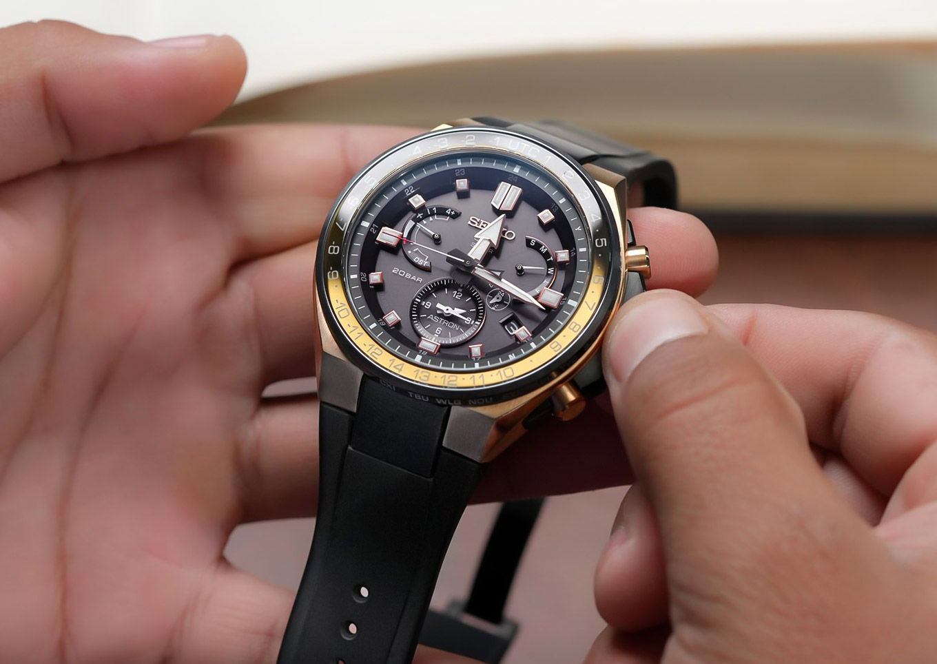 Seiko Astron GPS Solar Dual-Time Watch