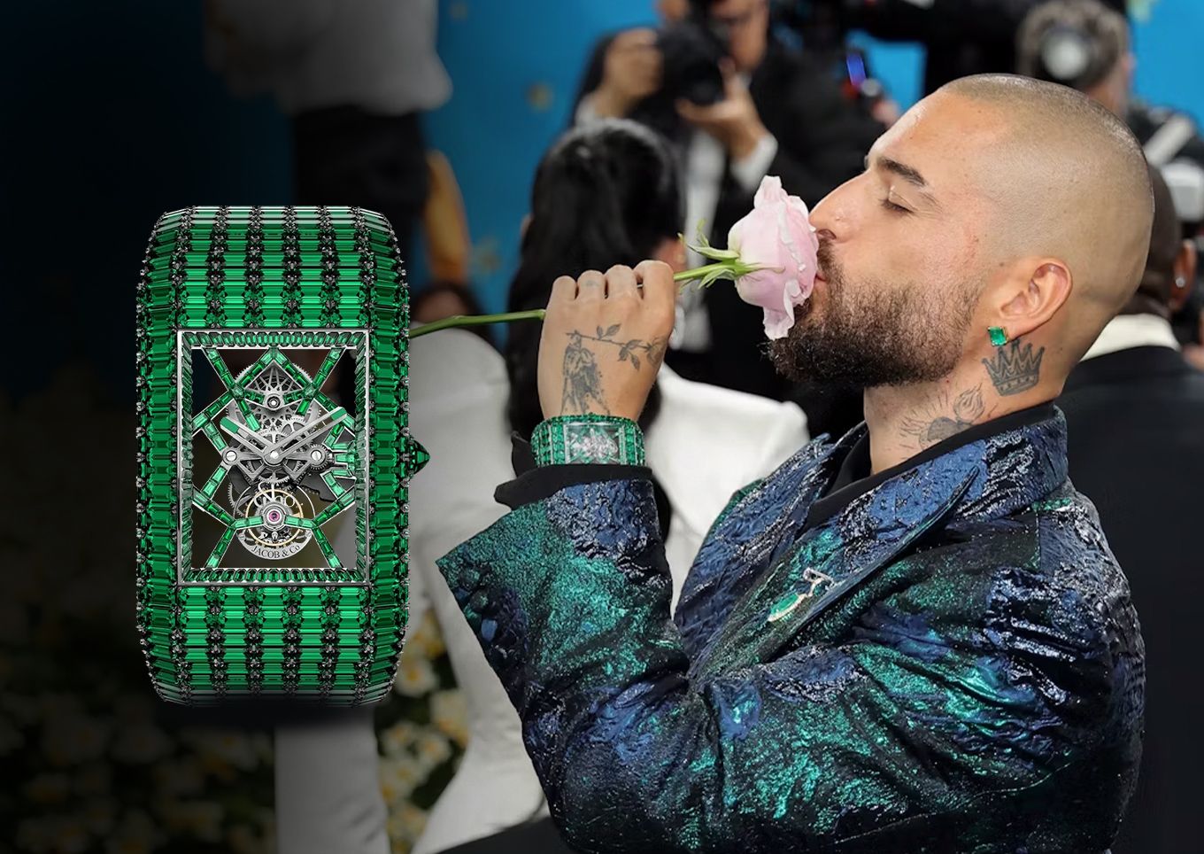 Maluma in Jacob & Co. Billionaire III