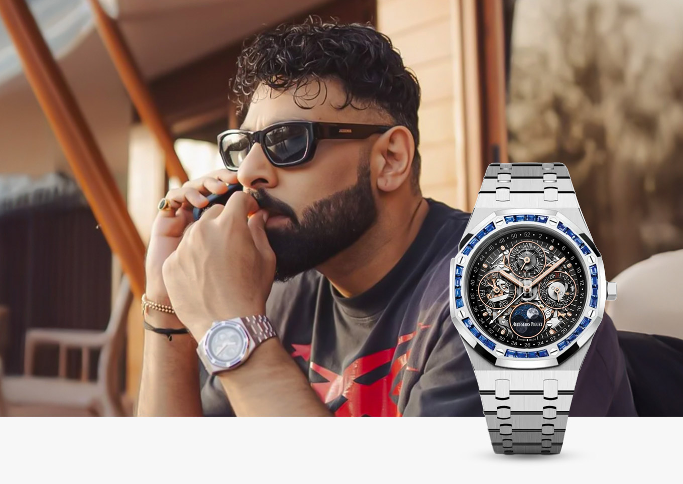 Badshah in Audemars Piguet