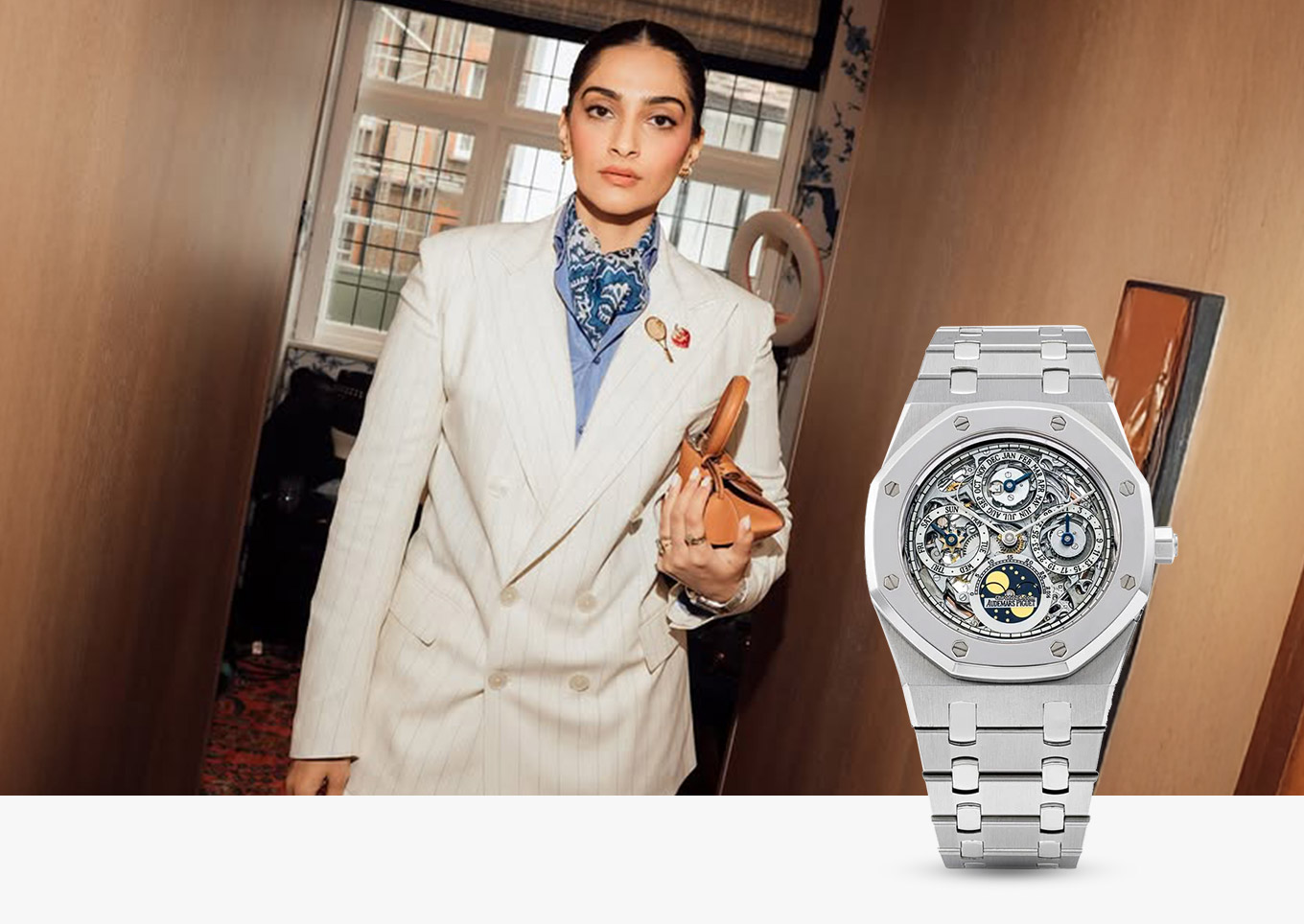 Sonam Kapoor Ahuja in Audemars Piguet