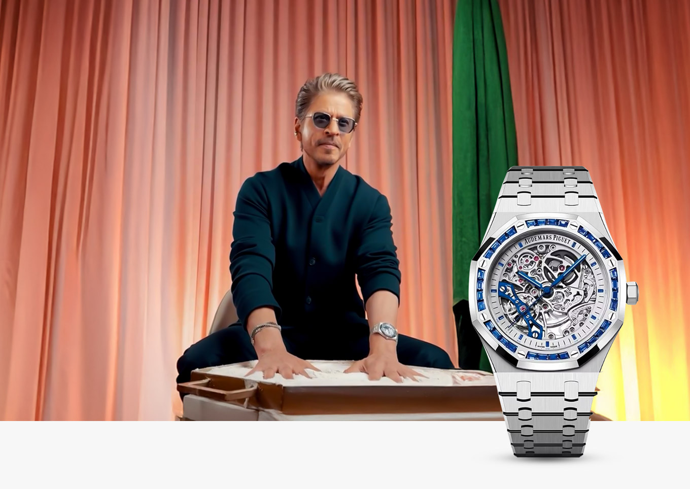 Audemars Piguet Royal Oak double balance wheel openworked watch Shah Rukh Khan