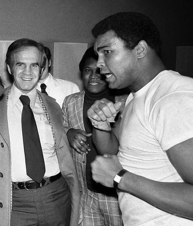 Muhammad Ali Wearing A Cartier Tank