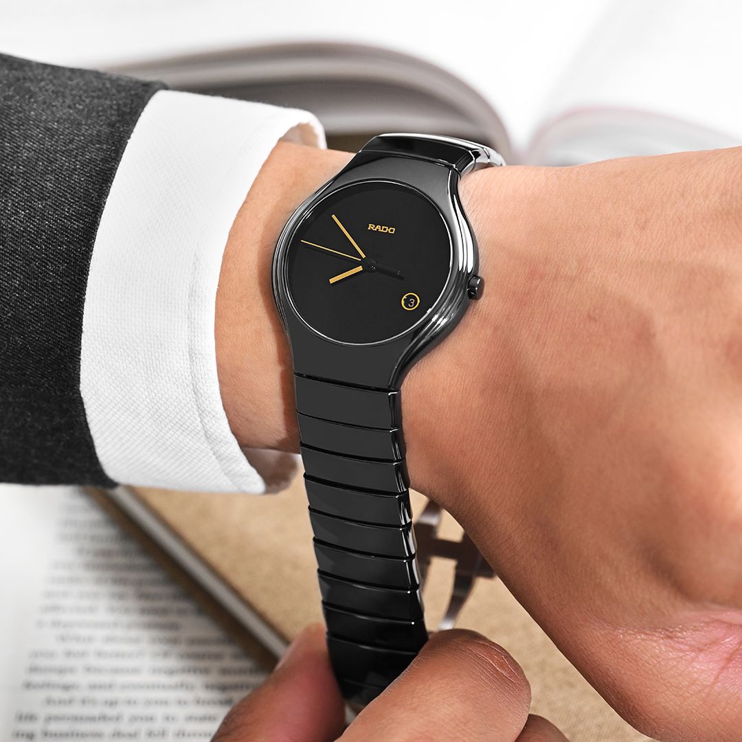 Rado True black ceramic watch R27653172-115.0653.3.017