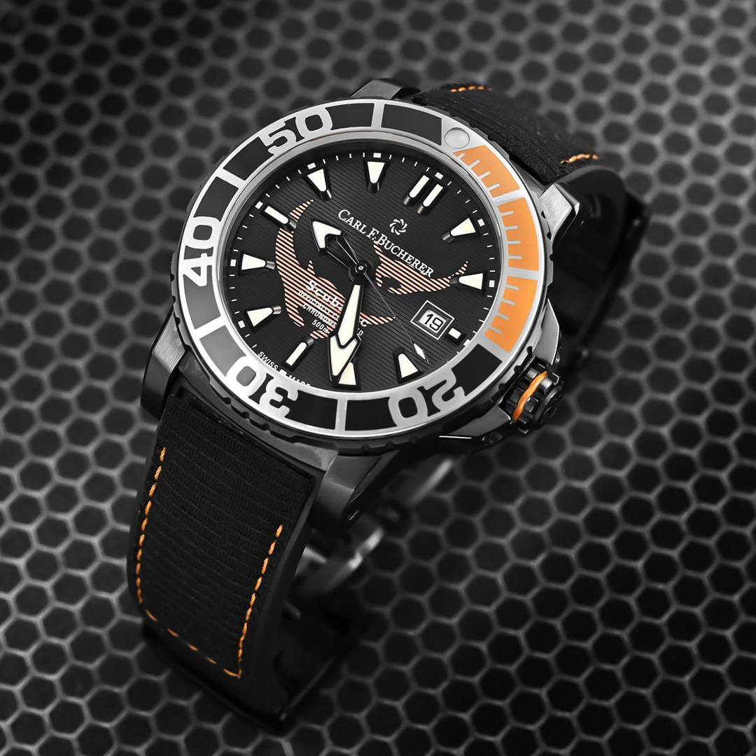 special edition Carl F. Bucherer Patravi ScubaTec Black Manta 00.10632.28.33.99