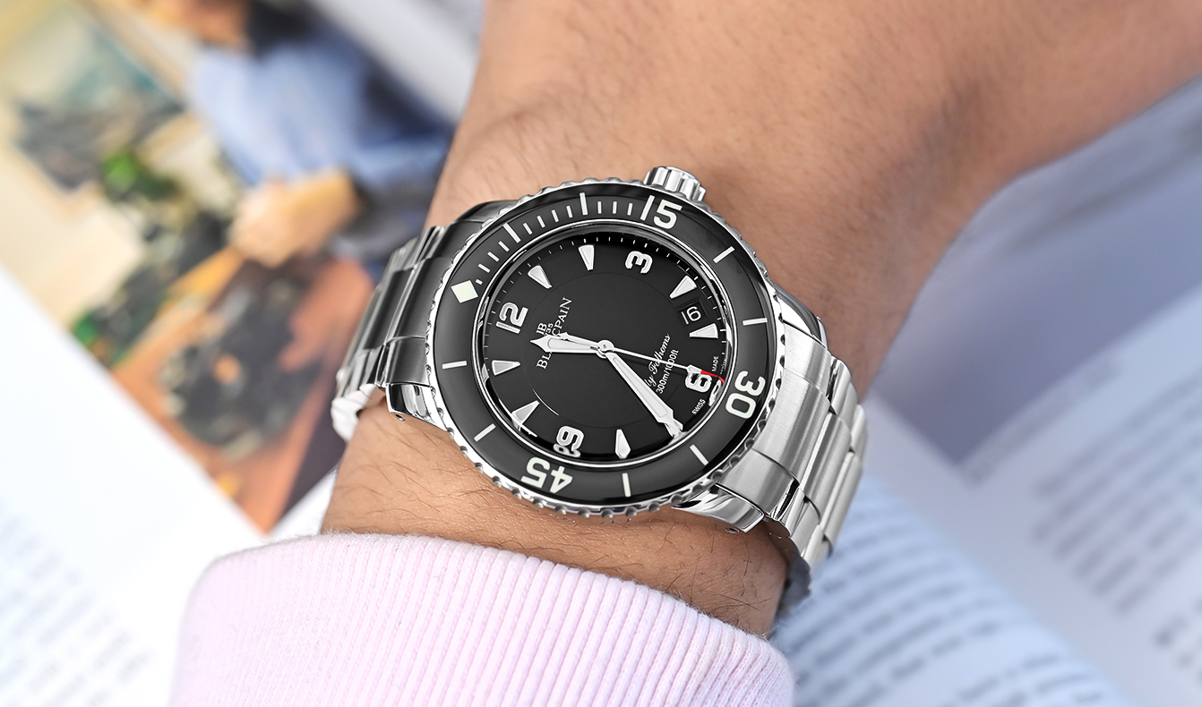 pre-owned Blancpain watch for men