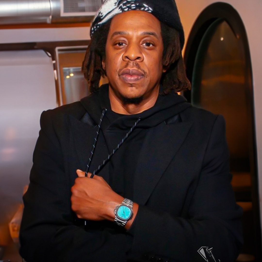 Jay Z in Patek Philippe Nautilus Tiffany Blue Ref. 5711-1A-018