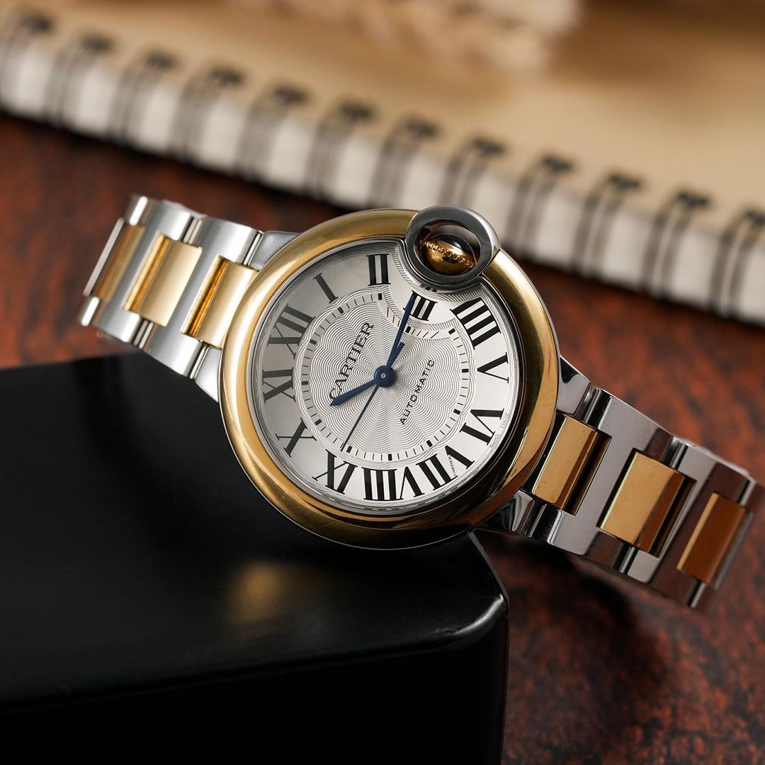 Cartier watch gold and steel