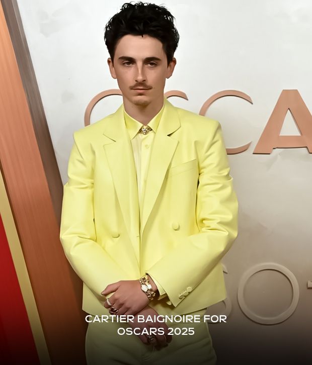 Timothée Chalamet in Cartier