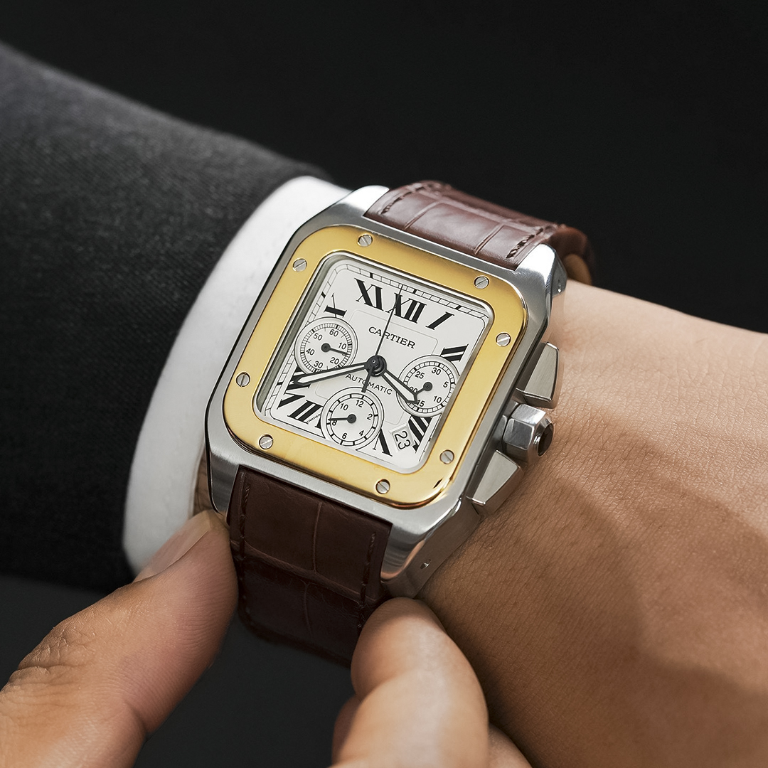 Santos de Cartier with strap